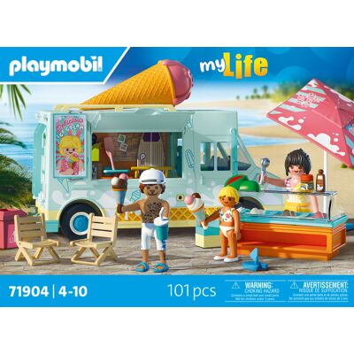 Playmobil 71904 Zmrzlinárske vozidlo so surf shopom Playmobil 71904 Zmrzlinárske vozidlo so surf shopom