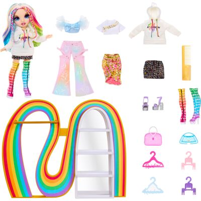 MGA Rainbow High Šatník s bábikou MGA Rainbow High Šatník s bábikou