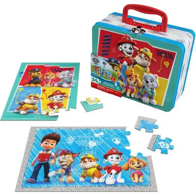 Spin Master SMG Paw Patrol Puzzle v plechovej krabičke Spin Master SMG Paw Patrol Puzzle v plechovej krabičke