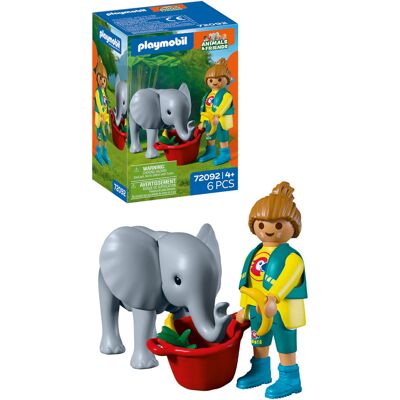 Playmobil 72092 Sloník a ošetrovateľka Playmobil 72092 Sloník a ošetrovateľka