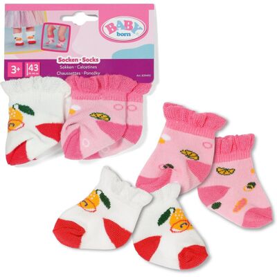 BABY born Ponožky so vzormi 2 páry BABY born Ponožky so vzormi 2 páry