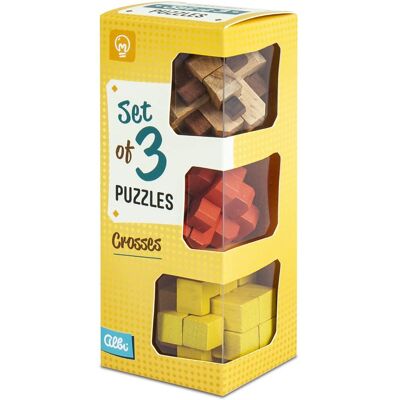Albi Set of 3 Puzzles – Crosses Albi Set of 3 Puzzles – Crosses