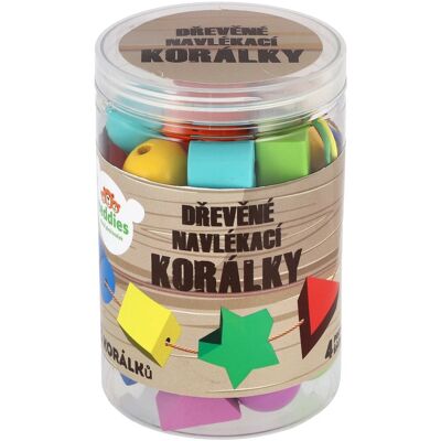 Teddies Navliekacie korálky 42 ks Teddies Navliekacie korálky 42 ks