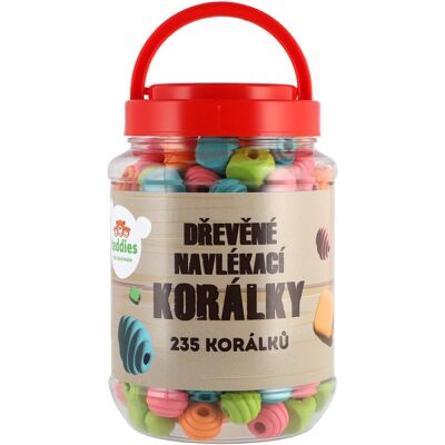 Teddies – Navliekacie korálky, 235 ks Teddies – Navliekacie korálky, 235 ks