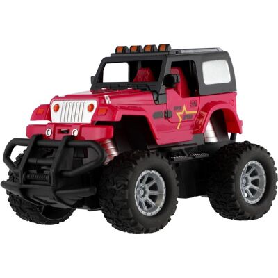 Teddies Auto RC terénne 14 cm ružové Teddies Auto RC terénne 14 cm ružové