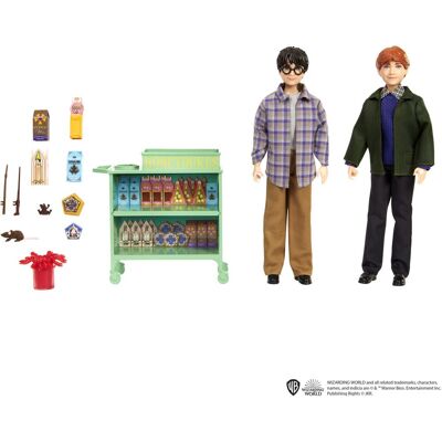 Mattel Harry Potter bábiky Harry a Ron na ceste expresom do Rokfortu Mattel Harry Potter bábiky Harry a Ron na ceste expresom do Rokfortu
