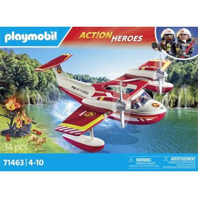 Playmobil Hasičské lietadlo s hasiacou funkciou Playmobil Hasičské lietadlo s hasiacou funkciou