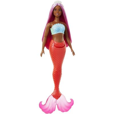 Mattel Barbie Rozprávková morská panna oranžová Mattel Barbie Rozprávková morská panna oranžová
