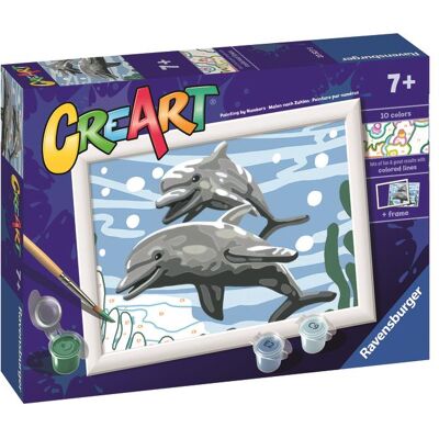 Ravensburger 235278 CreArt Veselé delfíny Ravensburger 235278 CreArt Veselé delfíny