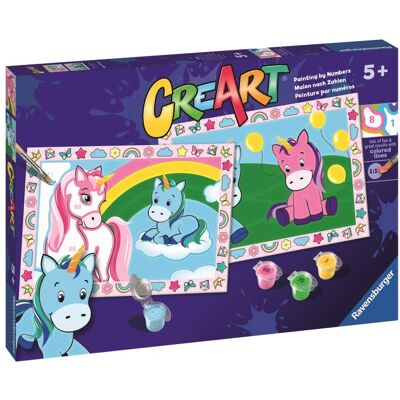 Ravensburger 236992 CreArt Roztomilí jednorožci Ravensburger 236992 CreArt Roztomilí jednorožci