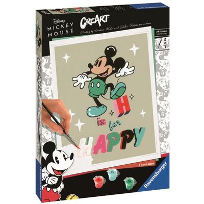 Ravensburger 201297 CreArt Disney: Mickey Mouse: H is for Happy Ravensburger 201297 CreArt Disney: Mickey Mouse: H is for Happy