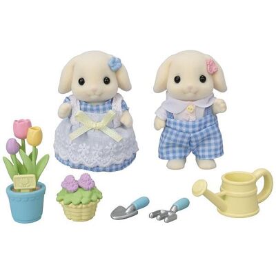 Sylvanian Families Kvetinová súprava a súrodenci Flora králikov Sylvanian Families Kvetinová súprava a súrodenci Flora králikov