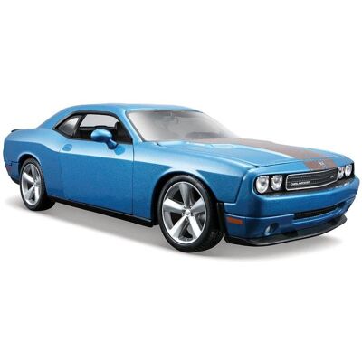 Maisto 2008 Dodge Challenger SRT8, metal modrý Maisto 2008 Dodge Challenger SRT8, metal modrý