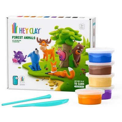TM Toys Hey Clay Lesné zvieratá TM Toys Hey Clay Lesné zvieratá