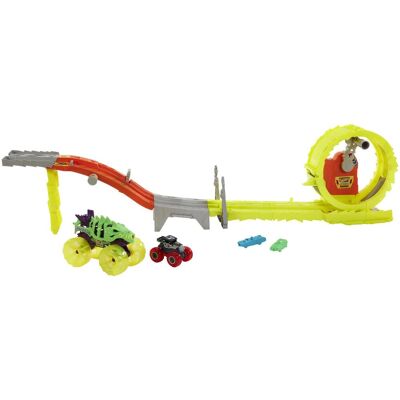Mattel Hot Wheels Monster Trucks Power Smashers masívna deštrukcia, 2 trucky a 2 rozdrvené autíčka Mattel Hot Wheels Monster Trucks Power Smashers masívna deštrukcia, 2 trucky a 2 rozdrvené autíčka
