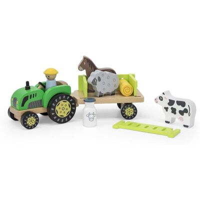 Viga Traktor so zvieratkami Viga Traktor so zvieratkami