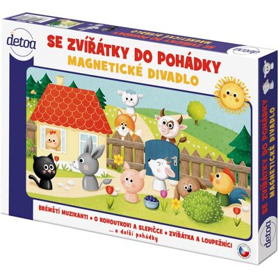 Detoa Magnetické divadlo so zvieratkami do rozprávky Detoa Magnetické divadlo so zvieratkami do rozprávky