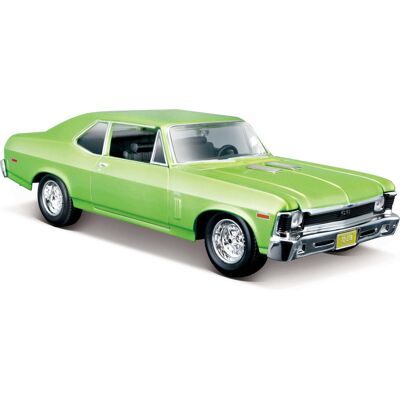Maisto Chevrolet Nova SS 1970 1:24 svetlo zelená metalíza Maisto Chevrolet Nova SS 1970 1:24 svetlo zelená metalíza