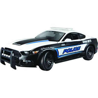 Maisto Ford Mustang GT 2015 1:18 čierno-biela Maisto Ford Mustang GT 2015 1:18 čierno-biela