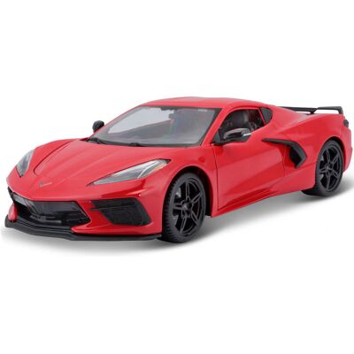 Maisto Chevrolet Corvette Stingray 2020 1:18 červená Maisto Chevrolet Corvette Stingray 2020 1:18 červená