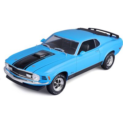 Maisto Ford Mustang Mach 1 1970 1:18 modrá Maisto Ford Mustang Mach 1 1970 1:18 modrá