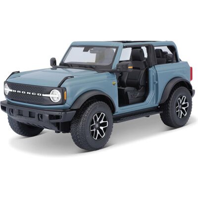 Maisto Ford Bronco Badlands 2021 1:18 modrá Maisto Ford Bronco Badlands 2021 1:18 modrá