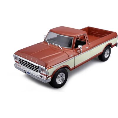 Maisto Ford F150 Pick-up 1979 1:18 hnedá metalíza Maisto Ford F150 Pick-up 1979 1:18 hnedá metalíza