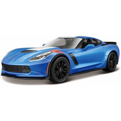 Maisto Corvette Grand Sport 2017 1:24 modrá metalíza Maisto Corvette Grand Sport 2017 1:24 modrá metalíza