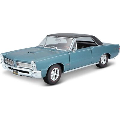 Maisto Pontiac GTO 1965 1:18 modrá metalíza Maisto Pontiac GTO 1965 1:18 modrá metalíza