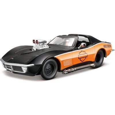 Maisto Harley-Davidson Custom - Chevrolet Corvette 1970 1:24 Maisto Harley-Davidson Custom - Chevrolet Corvette 1970 1:24