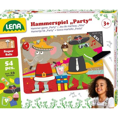 Lena Hra s kladivkom, párty, farebný korok Lena Hra s kladivkom, párty, farebný korok