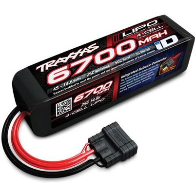 Traxxas LiPo batéria 14.8 V, 6 700 mAh, 25C iD Traxxas LiPo batéria 14.8 V, 6 700 mAh, 25C iD