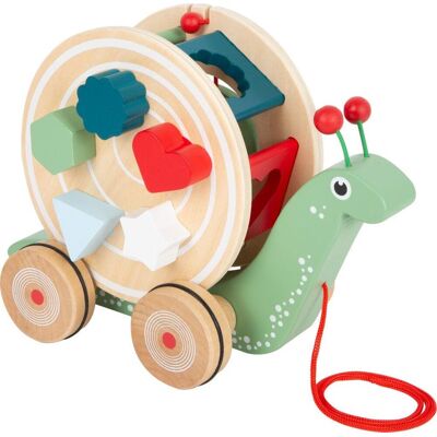 Small Foot Ťahací motorický šnek s tvarmi Small Foot Ťahací motorický šnek s tvarmi