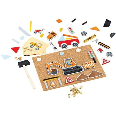 Bigjigs Toys Kreatívna zatĺkacia hra doprava Bigjigs Toys Kreatívna zatĺkacia hra doprava