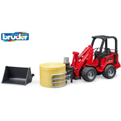 Bruder Farmer – kompaktný nakladač s chápadlom na balíky Bruder Farmer – kompaktný nakladač s chápadlom na balíky