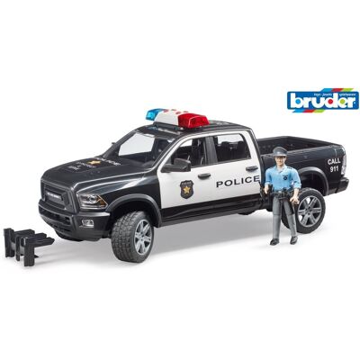 Bruder Konštrukčné vozidlá – policajný pikap RAM 2500 s policiajtom Bruder Konštrukčné vozidlá – policajný pikap RAM 2500 s policiajtom