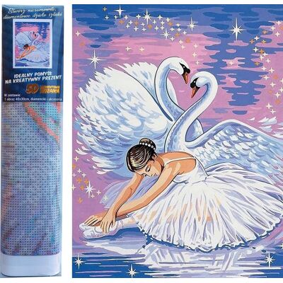 NORIMPEX Labutie jazero 30 × 40 cm NORIMPEX Labutie jazero 30 × 40 cm