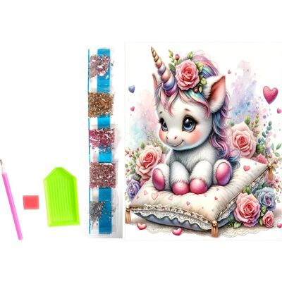 NORIMPEX Kvetinový jednorožec 23 × 30 cm NORIMPEX Kvetinový jednorožec 23 × 30 cm