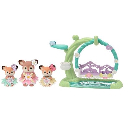 Sylvanian Families Jelenčeky na kvetinovej hojdačke Sylvanian Families Jelenčeky na kvetinovej hojdačke