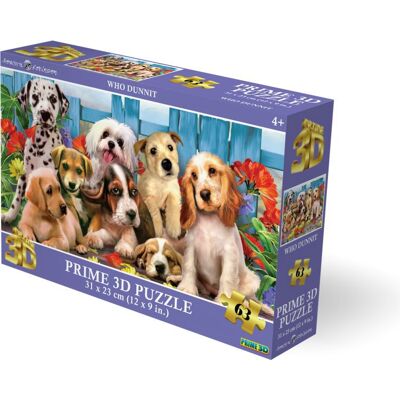 PRiME 3D Puzzle s 3D efektom 63 dielikov Kto to urobil! PRiME 3D Puzzle s 3D efektom 63 dielikov Kto to urobil!
