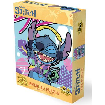 PRiME 3D Puzzle s 3D efektom 300 dielikov Stitch: Retro Vibe PRiME 3D Puzzle s 3D efektom 300 dielikov Stitch: Retro Vibe