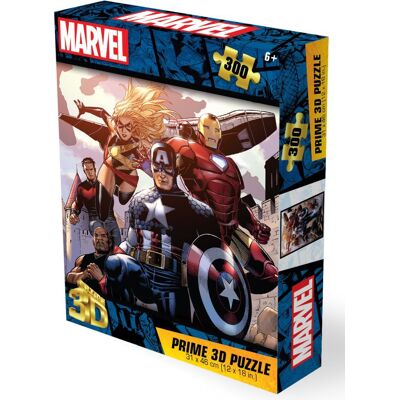 PRiME 3D Puzzle s 3D efektom 300 dielikov Marvel Avengers PRiME 3D Puzzle s 3D efektom 300 dielikov Marvel Avengers