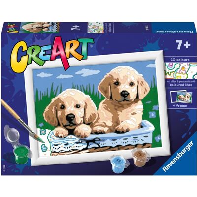 Ravensburger Kreatívne a výtvarné hračky 201884 CreArt Roztomilé šteniatka Ravensburger Kreatívne a výtvarné hračky 201884 CreArt Roztomilé šteniatka