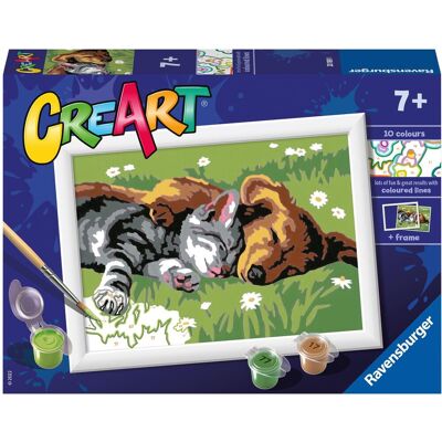 Ravensburger Kreatívne a výtvarné hračky 201891 CreArt Spiaci pes a mačka Ravensburger Kreatívne a výtvarné hračky 201891 CreArt Spiaci pes a mačka