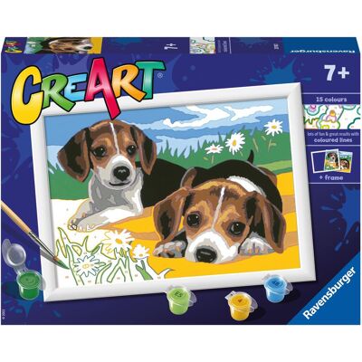 Ravensburger Kreatívne a výtvarné hračky 201921 CreArt Šteniatka Jack Russella Ravensburger Kreatívne a výtvarné hračky 201921 CreArt Šteniatka Jack Russella