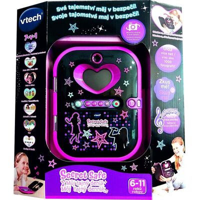 Vtech Kidi Secret Safe - Môj tajný denník - Čierny (CZ) Vtech Kidi Secret Safe - Môj tajný denník - Čierny (CZ)