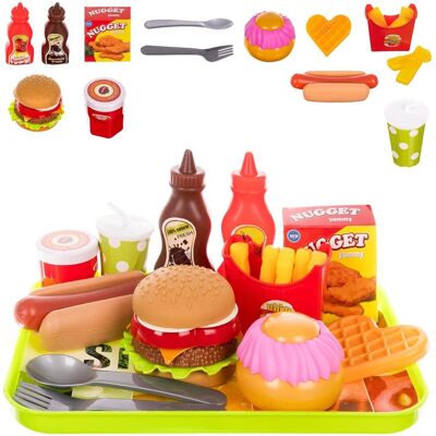 ISO Plastový Fast food súprava pre deti ISO Plastový Fast food súprava pre deti
