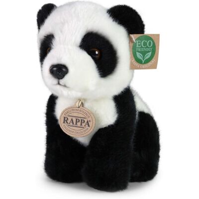 RAPPA Plyšová panda sediaca 18 cm, Eco-Friendly RAPPA Plyšová panda sediaca 18 cm, Eco-Friendly