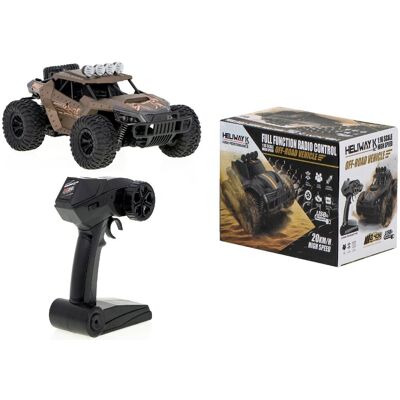 IKONKA RC terénne driftovacie auto 20 km/h hnedé IKONKA RC terénne driftovacie auto 20 km/h hnedé