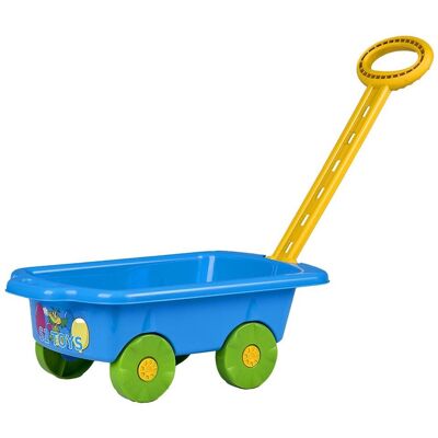 BAYO Dětský vozík Vlečka 45 cm - modrý BAYO Dětský vozík Vlečka 45 cm - modrý
